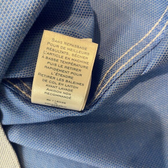 Charles Tyrwhitt Non-Iron Extra Slim Fit Dress Shirt (16/33 inches) - Picture 6 of 8